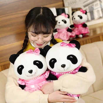 1 BUC 20/30cm Super-Drăguț Minunat Animal de Pluș Moale Panda de Pluș Jucărie în Ziua de Crăciun, Cadouri pentru copii, Cadou Jucarii Pentru Copii