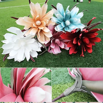 Spumă De Mare Floare Gigant Magnolie Floare Artificială Cap În Aer Liber Nunta Temă De Fundal De Design Mall Fereastra De Afișare Partid Decor