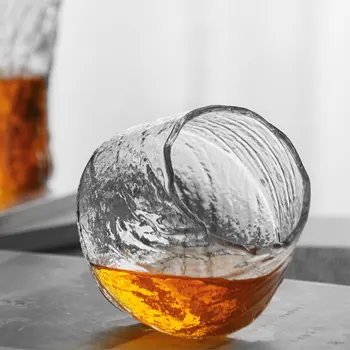 Japoneze Ciocan Model Pahar de Whisky Creative de Unda de Vin din Sticlă Borosilicată Mare de Băuturi XO Pahar de Coniac Petrecere Acasă Drinkware