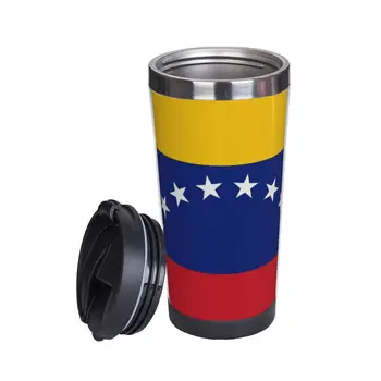 Pavilionul Venezuelei Bandera Venezolana Venezuela Dublu Izolat Cana de Apa Fierbinte de Vânzare Termos Cana Tocilar Căldură cesti de ceai