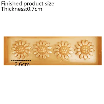 Floarea-soarelui în formă de silicon jelly mucegai tort de decorare instrumente de bomboane de ciocolată mucegai bucătărie, ustensile de coacere