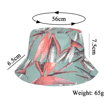Primavara/vara nou stil de bumbac imprimare de protecție solară pescar pălărie bazinul pălărie mare pălărie cu margini anti-ultraviolete parasolar YF025