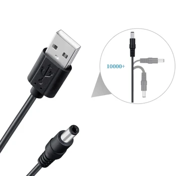 8in1 5V USB la DC 5.5x2.1 mm, 3.5 mm, 4.0 mm, 4.8 mm 6,4 mm 5.5x2.5 mm 6.3 mm Mufa de Încărcare Cablu pentru Ventilator Difuzor Router Lampă cu LED-uri și