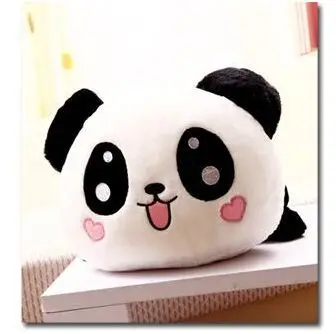 Mici de pluș drăguț minte panda jucărie zâmbet mic panda papusa cu inimi de pe fața cadou aproximativ 25cm 0090