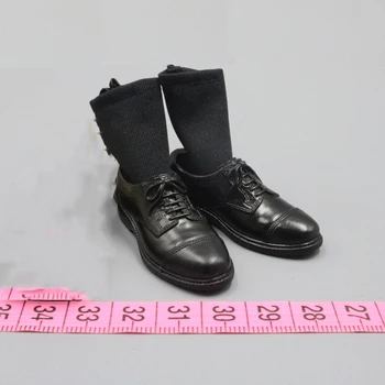 În Stoc Pentru Vânzare 1/6-M24 F003 Poliția din Hong Kong a Obișnuit Ofițer UE Gol Pantofi din Piele Sosete Model de Costum de Obicei de 12 țoli Corp