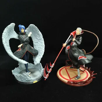 26-39cm Anime Naruto Hokage Shippuden Figurina Akatsuki lui hidan Konan Statuie Cifrele de Acțiune de Colectare Modelul DollChildren Jucarii