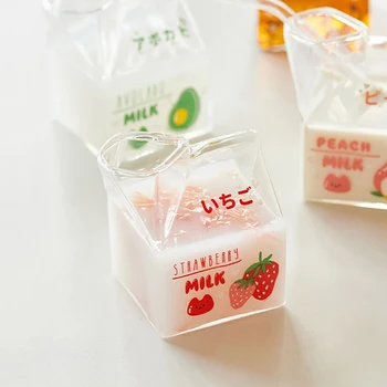 1buc Pahar Frișcă Cutie de Rezistente la Căldură Desene animate Piața de Mini Cutie de Lapte Recipient Cupa 380ml Mare de Bor Pahar Cana de Apa