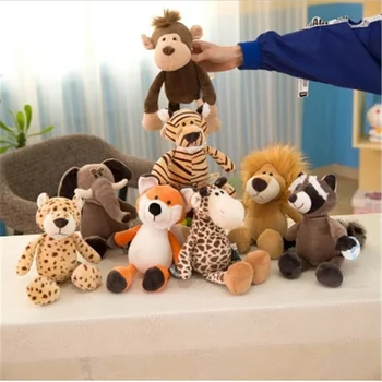 2022 Kawaii Umplute Jucării pentru Copii Animale de Pădure Umplute Papusa de Dormit Pereche Perna Girafa, Elefant, Maimuță de Pluș Cadouri