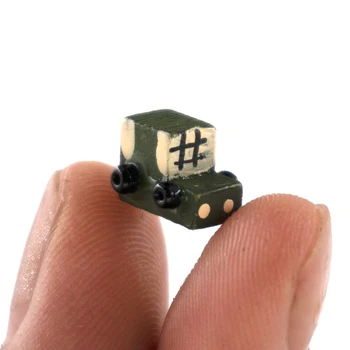 4buc 1/12 Casa Papusa in Miniatura din Lemn de Simulare Auto Model de Vehicul Jucării pentru Mini-casă de Păpuși Decor Accesorii