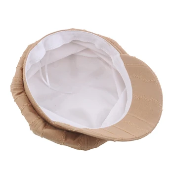 FS Doamnelor coreean Marina Pălărie de Iarnă Octogonal Pălării Versatil Casual Bereta la Modă Plisate Materialul de Sus Plat Capac Chapeau Femme