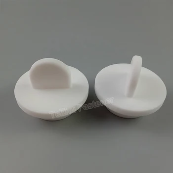 1-5 buc Alb/Negru 35mm Solide din Cauciuc Siliconic Decupare Blind Plug cu Mâner Gaura Dop de Țeavă Capac rezistent la apa Praf