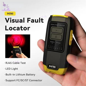 Original Mini Visual fault Locator RJ45 Cablu de Testare Fibra Optica Cablu Tester SC/FC/ST Conector Optic Laser Roșu VFL