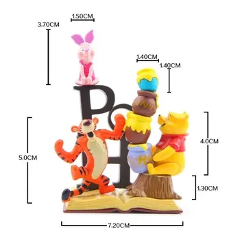Disney Winnie the Pooh Tiger Purcel DIY Acțiune Figurina de Colectie Jucarii Papusa decor camera pentru Copii Pentru copii, copii cadouri