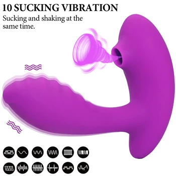 Control de la distanță de Supt pentru Femei Vibrator Vibrator punctul G Vagin, Clitoris Biberon Fraier Stimulator Clitoris Masturbatori de Sex Feminin Jucărie