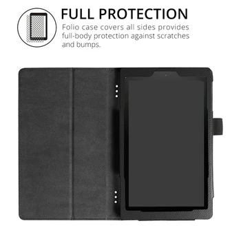 Slim Suport Pliante PU Piele Caz pentru Amazon Kindle fire HD 8 2018 2017 Tableta Caz de Protecție Husa Flip Cover