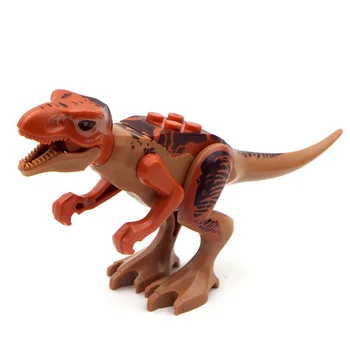 8pcs/set Dinozauri Jurassic World DIY Cifre Clădire Tyrannosaurus Asambla blocuri Clasic cu Copii Jucărie cadou